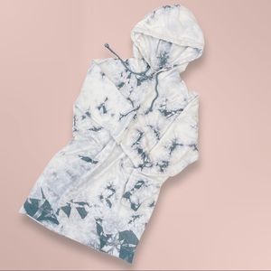 Tie Dye Sweatshirt Hoodie Dress